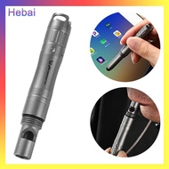Hebai Ballpoint Pen Touch Screen Pen With Whistle Function 3.19 Spiral Pen Cap Design Titanium Pocke