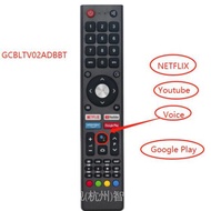 New GCBLTV02ADBBT Bluetooth Voice Remote control for CHIQ TV 43M8T L32H7 L42G6F U50H7 K 32M8T CHiQ [
