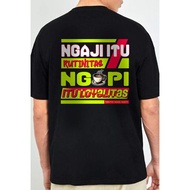 Latest Short Sleeve Loyalty Coffee Loyalty Santri Ngaji T-Shirt
