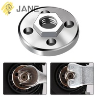 JANE Locking Flange Nut, Quick Change Metal Alloy Hexagon Flange Nut, Practical Hardness Screw Nut for Type 100 Angle Grinder Power Tools Accessories