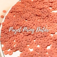 Atom SEQUENCE Monte beads beads beads borci sequins flat plate 6mm (Note: MIN SHOPPING 30GR)