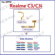 Switch Key Power On Off and Volume up down Side Button Keys Flex For OPPO Realme C3 C3i