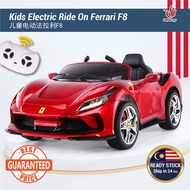 Kids Electric Ride On Ferrari F8 Electric Boy Car Ferrari F8 Electric Children's Children's Children