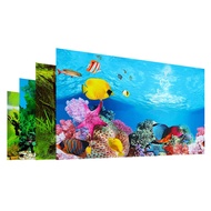 Wallpaper Aquarium 40cmx80cm/Background Aquarium bolak-balik motif random ya seperti di gambar