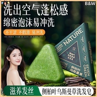 B&W 3 pcs Seven Greens Shampoo Bar Thuja Leaf Xinjiang Usman Grass Shampoo Bar Johor in stock seven 