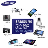ซัมซุง  Samsung  PRO Plus Micro SD Card Memory Card  With  Adapter 32GB/64GB/128GB/256GB/512GB