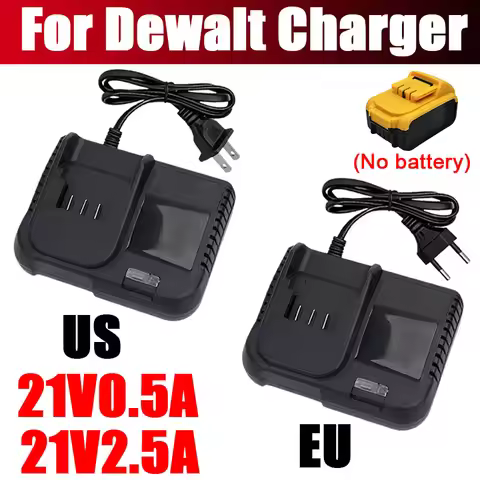 Battery Charger Replacement Fit For Dewalt 21V Lithium Battery DCB200 DCB201DCB609 DCB182 DCB204 Bat