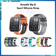 Amazfit Bip 6 Replacement Sport Silicone Strap Wristband Bracelet For Amazfit Bip 6 ( Smartwatch Acc