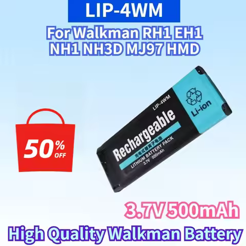 LIP-4WM 3.7V 500mAh Lithium-ion Rechargeable Battery for Sony RH1 EH1 NH1 NH3D MJ97 HMD High Quality