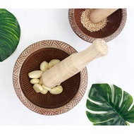 Handmade Korean Yeoju Mini Ceramic mortar set pestle ceramic grinding bowl ceramic mortar and pestle