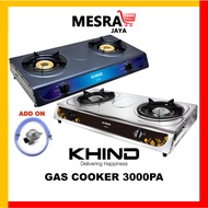 KHIND GAS COOKER GC1090 / GC1009 3000PA DAPUR GAS