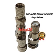 BNC THREAD CONNECTOR SUITABLE FOR RG 59 AND RG 6 SIZE CABLES, NOT LOOSE *