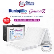 Mattress Genius Dunlopillo Klasik Generasi Z 4" Single Foldable Mattress