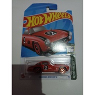 MERAH Hotwheels Mercedes benz 300 SL Red