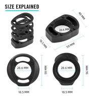 RYET Aerodynamic Bicycle Spacer Road MTB Bike Intergrated Aero for 28.6mm 1 1/8  Road Handlebar Spac