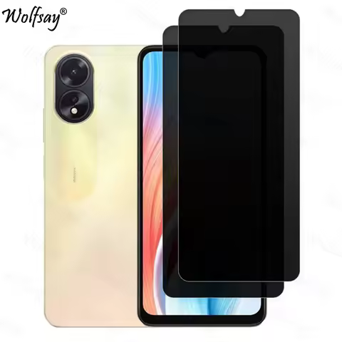 Anti-Spy Tempered Glass For Oppo A38 Privacy Screen Protector For Oppo A38 A18 A79 5G Full Cover Glu