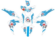 Decal Stiker Full Body Mio M3 - Mio 125 - Mio Z Doraemon Terbaru