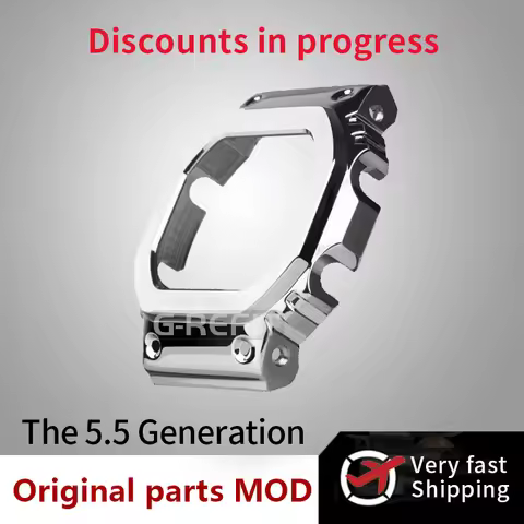 G-Refit V6.0 DW5600 GWB5600 GWM5610 Metal Bezel G5600 Stainless Steel Watchband Strap 5600 Wtach Cas