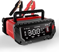 HTRC 30A Car Battery Charger 6V/12V/24V, Battery Maintainer, Trickle Charger and Battery Desulfator
