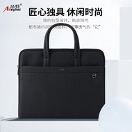 New Conference Portable File Package Briefcase A4 Zip Canvas Bag Business Leisure Business Package O