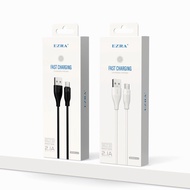 EZRA DC-218 Ergonomic 2.4A Fast Charging Data Cable Quick Charge Charger for Micro/TypeC/ Ligthnning