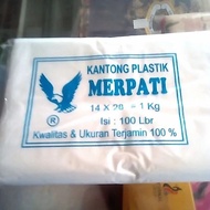HDPE plastic bags 1 kg contains 100 sheets of pigeon brand biru