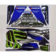 YAMAHA Y16 Y16ZR SPECIAL EDITION EXCITER ( 49 ) MONSTER BODY STICKER ( READY STOCK )