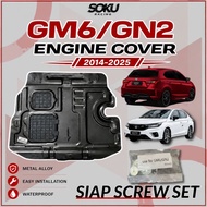 Honda City GM6 & GN2 (2014-25) Metal Engine Undertray Cover | Pelindung Cover Enjin Bawah Besi Honda