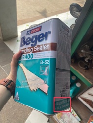น้ำยารองพื้นไม้อุดร่องเสี้ยน B-2400 Beger Sanding Sealer รองพื้นยูรีเทน มีสองขนาด แกลลอน และ 1/4