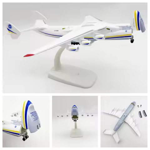 New Model Planes Antonov An-225 'Mriya' Ukrainian Transport Plane Hatch Can Be Opened Metal Alloy Di