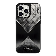 CASETiFY x Louvre Pattern Shockproof Mirror with MagSafe Case for iPhone 16 Pro Max / iPhone 15 Pro 
