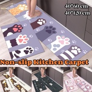 Non-slip Kitchen Mat Carpet Floor Mat Kitchen Rug Living Room Rug Bathroom Carpets