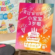 Tear Painting 2 Children 3 Years Old Graffiti 4 Drawing Board Graffiti Tearable Happy Birthday Tear 
