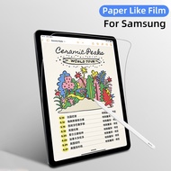 Paper Film For Samsung Galaxy Tab A9 Plus S6 Lite 10.4 P620 P625 2024 S9 FE S8 S10 Ultra S7 A8 A7