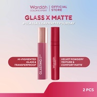 Glass X Matte- Hi-Pigmented Glass & Transferproof, Velvet Powdery Texture & Comfort Matte