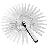 Spurtar Feeler Gauges 0.001-0.04" (0.03-1.00mm) 32 Blades Tapered Feeler Gauge Set Stainless Steel D