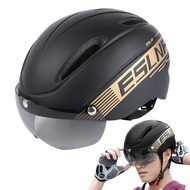 Bicycle helmet folding balance wheel skating safety helmet mountain road bike anti-collision riding equipment tdesg