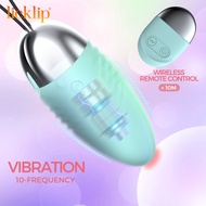 HESEKS 10 Frequency Wireless Remote Control Portable Mini Chest Stimulation Vibrating Egg Female Nipple Clitoris Vibrator Sex Toys for Women