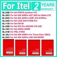 Battery For itel maxfone V12 A16 A26 A27 A23 A44 A36 A49 A55 A56 A58 A25 A32F IT5616 it5232 It6130 i
