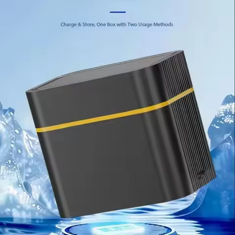 1.5V AA/AAA Lithium Battery Charger 8 Slots 1200 Times Recycle Smart Battery Charger Type-C Port Fas