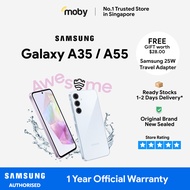 Samsung Galaxy A35 5G / Galaxy A55 5G 128GB / 256GB | 1 Year Official Warranty Samsung Singapore | A Series 2024