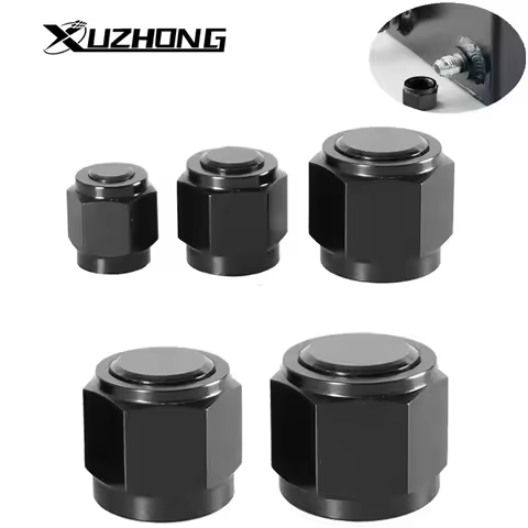 1PC Adapter Female Flare End Cap Plug Tube Fitting AN4 AN6 AN8 AN10 AN12 High Quality Hex Head Port 