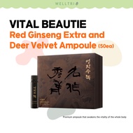 VITAL BEAUTIE Red Ginseng Extra and Deer Velvet Ampoule (30days) Korean Beauty Health Essence Candy Stick Vitamins Supplements for women man Powder