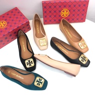 DEKJ Tor *** rch Mary Jane Shoes Fashion All-Match Simple Party Flat High Heel Comfortable Single Sh
