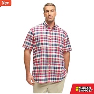 KEMEJA Men's Plaid Shirt, Men's Jumbo Flannel Shirt BIG Size 4XL 5XL 6XL Short Sleeve