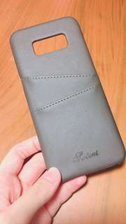 ❗️包郵 全新Samsung Galaxy S8 型格灰色人造皮電話殼