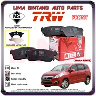 Proton Ertiga Front Brake Pads , Disc Brake Pad TRW