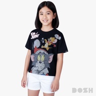 DOSH KIDS T-SHIRTS TOM AND JERRY เสื้อยืดคอกลมเด็ก DTJGT1001-BL (4-12)