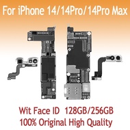 128GB 256GB 512GB Original Motherboard for iPhone 14 Pro Max With Face ID Logic Board Mainboard iOS 