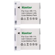 Kastar 2-Pack Battery Replacement for Canon NB-11L IXY A2300 A2400 A2500 A2600 A3400 A3500 A4000 A40